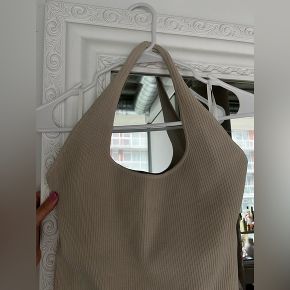 Babaton sculpt knit haulter dress size Large - Picture 8 of 12